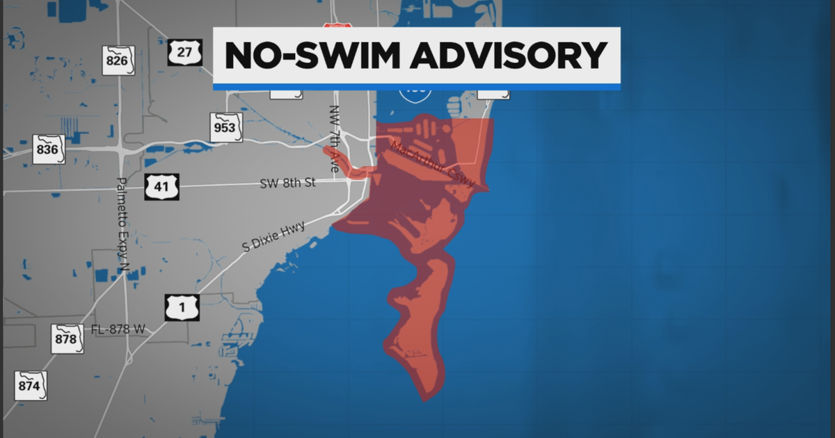 No-swim advisory issued after sewer overflows in central Miami-Dade